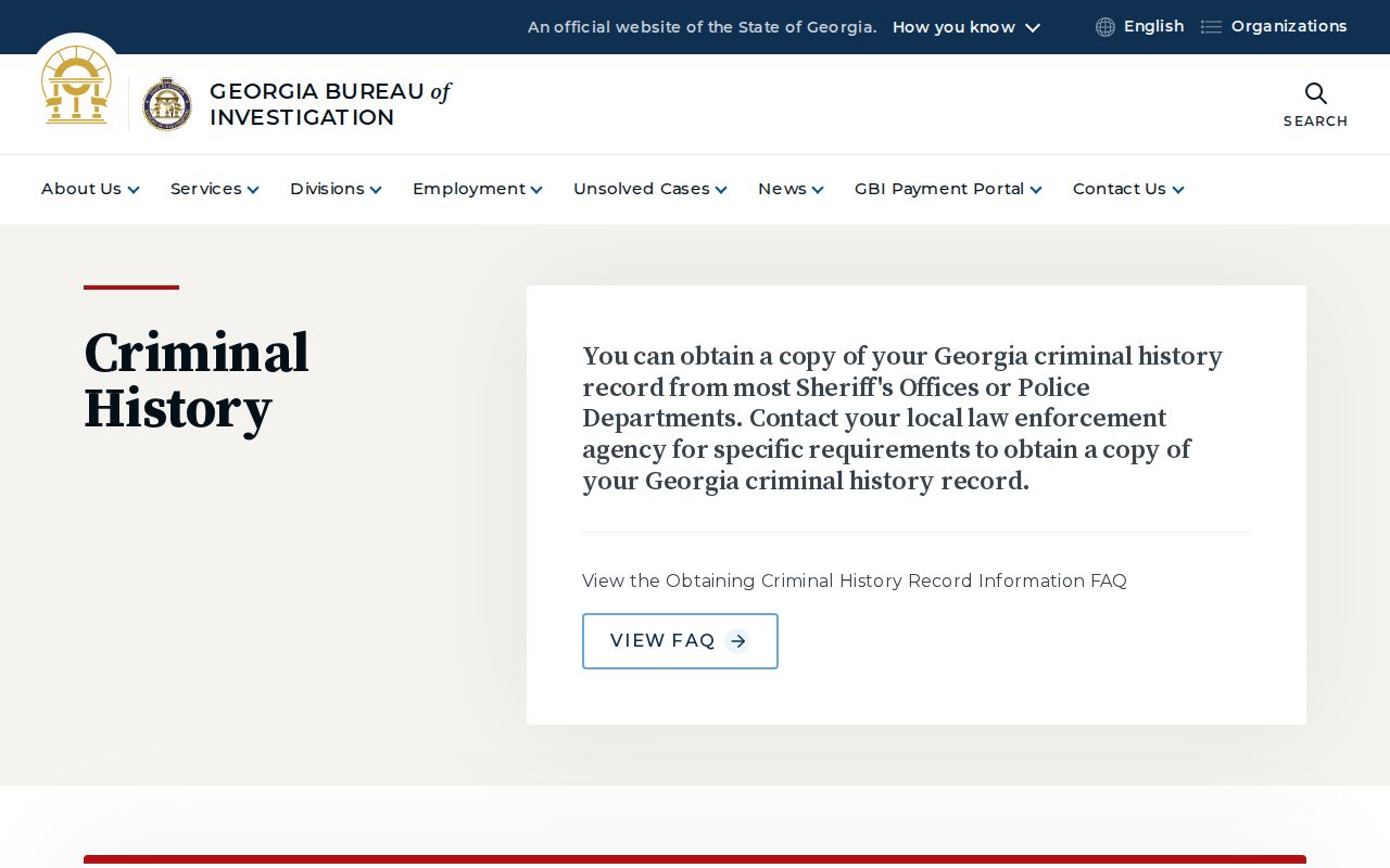 Burke County criminal record fields in Georgia history