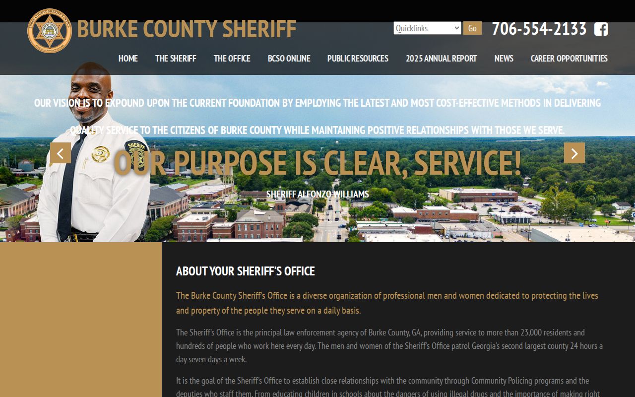 Burke County criminal history official sheriff channel