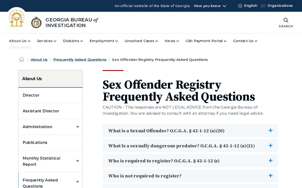 Burke County sex offender registry rules and update guidance